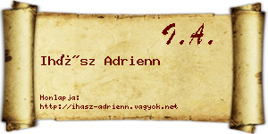 Ihász Adrienn névjegykártya